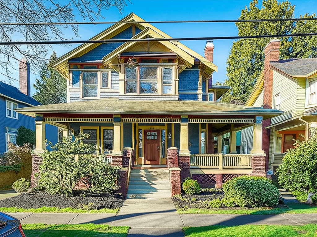 Best neighborhoods in Tacoma WA - aerial view with Mount Rainier in background
